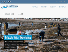 Tablet Screenshot of huntsmanmarine.ca